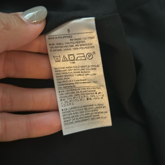 Banana Republic strapless crepe MIDI dress - Picture 6 of 8